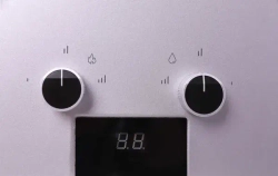 Газовая колонка Genberg 110.01 Стандарт (Серебро) автомат, 20кВт, 10л/мин, дымоход 110мм