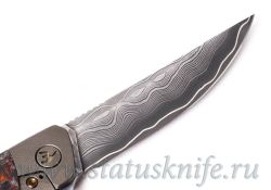 Нож Taugo ZDP189 laminated CF Red Андрей Егурновфотография - 6