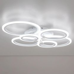 Citilux Сента CL237B160E RGB Люстра с пультом Белая