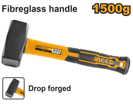 Кувалда с фиберглассовой рукояткой INGCO HSTH8803 1,5 кг