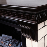Каминокомплект Real Flame Stone 26 AO с очагом 3D Novara