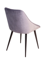 Стул Neo бархат светло-серый 26/опора конус