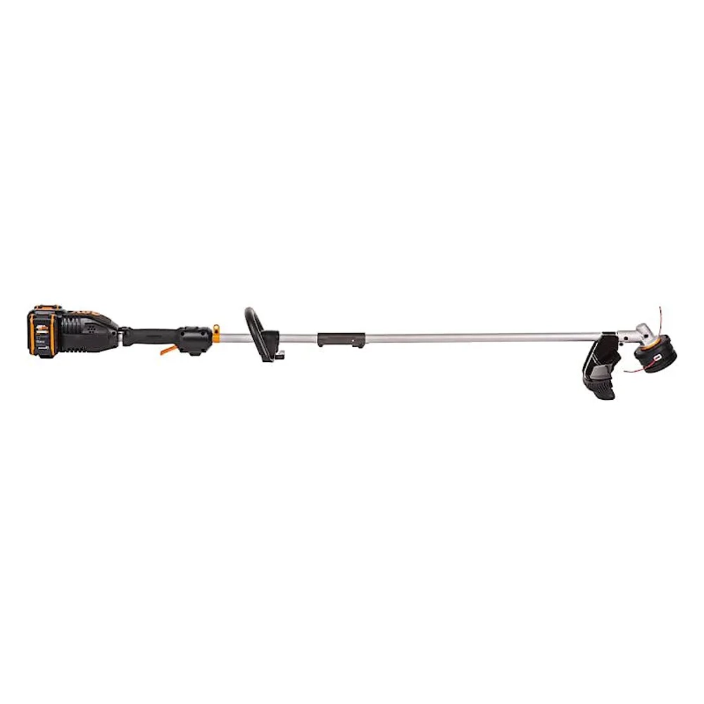 Триммер аккумуляторный WORX WG186E 40В (2 x 2 Ач, ЗУ) захват 380 мм, 6.1 кг