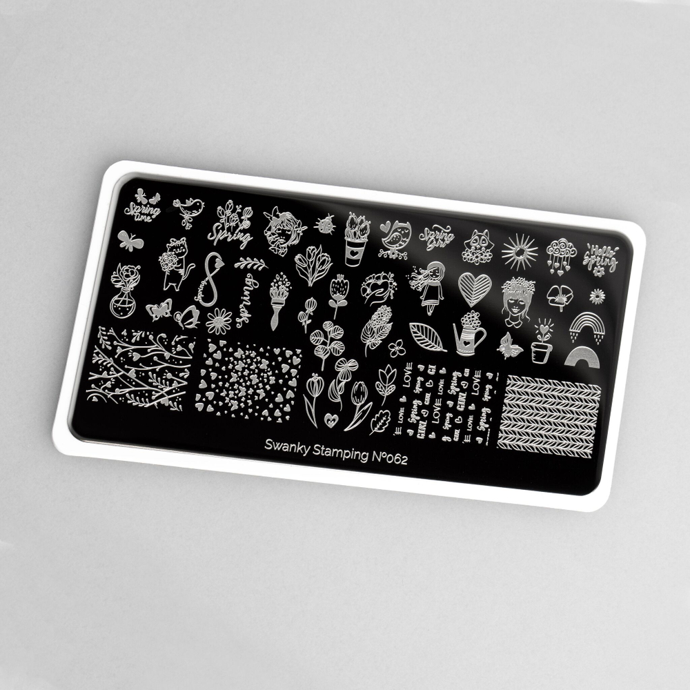 Swanky Stamping Пластина для стемпинга 062