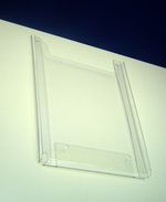 Карман буклетница настенная А3 верт, 20мм, акрил 2мм