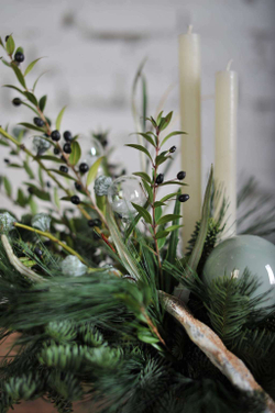 Новогодняя композиция Зимние узоры