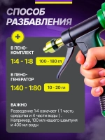 Автошампунь для бесконтактной мойки 10 литров концентрат