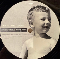 Виниловая пластинка Savage ‎– TwoThousandNine 12", 45 RPM