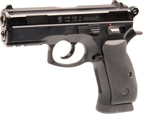Пистолет пневматический ASG CZ-75D Compact пластик/черный (артикул 16086)