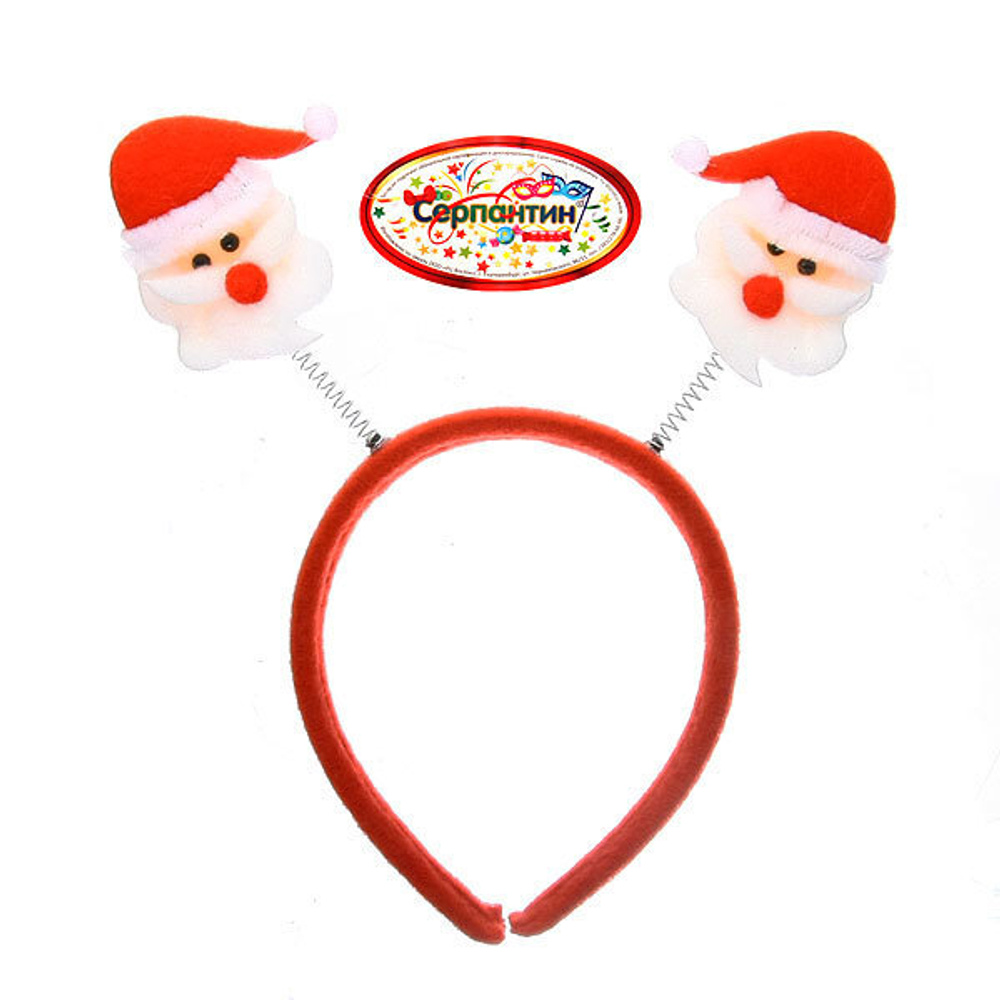 Ободок карнавальный «Дед Мороз»