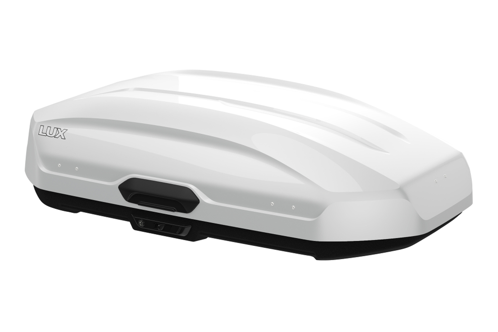 Автобокс на крышу LUX TAVR 140 (440 литров) белый глянцевый