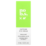 No BS Skincare, крем для области вокруг глаз с кофеином, 15 мл (0,5 жидк. унции)