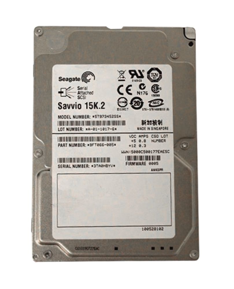 Жесткий диск Seagate SFF SAS 72Gb 15K 2.5&quot; DP Hot-Plug 9FT066-035