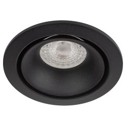 Светильник встраиваемый алюминиевый ЭРА KL100 BK под лампу MR16 GU5.3 черный