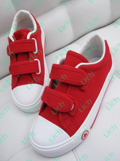 Кеды детские двухцветные на липучках