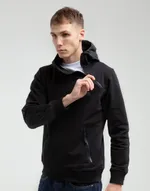 Худи We Don’t Care Diagonal Zip Hoodie Black
