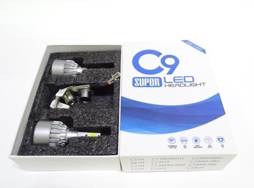 Лампа H3 8-48V LED 6000K 2 шт (C9)