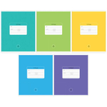 Тетрадь школьная А5 12л линия "Однотонная. Классическая" 333251 (Спейс)