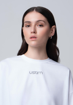 Ustim Лонгслив оверсайз, молочный