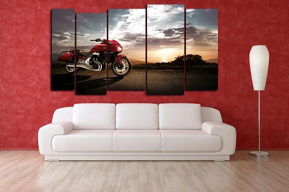 Модульная картина "Мото путешествие"