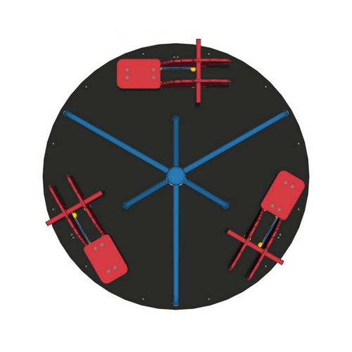 Карусель 3-х местная Морской конек КР-06