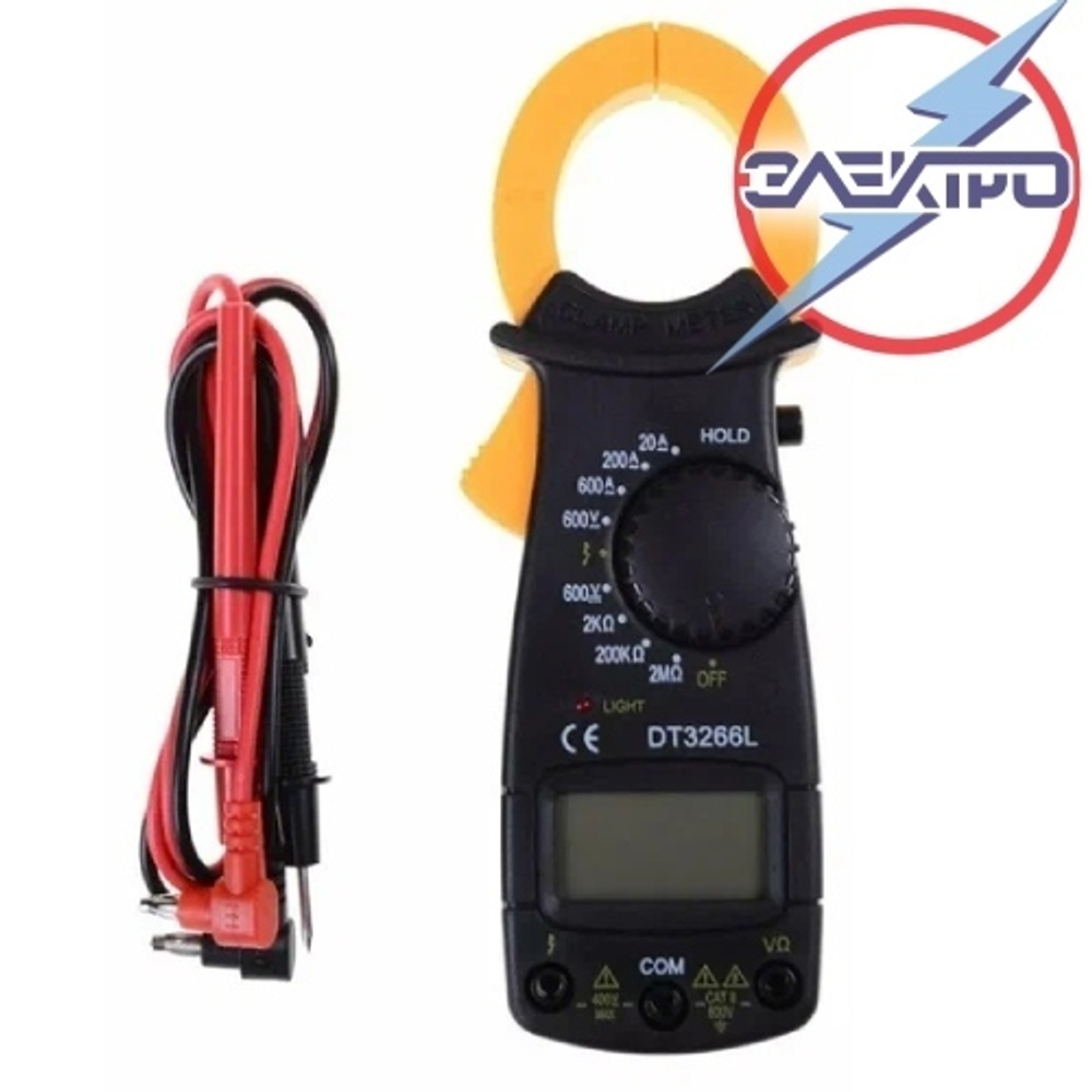 Тестер-клещ DT3266L Электро