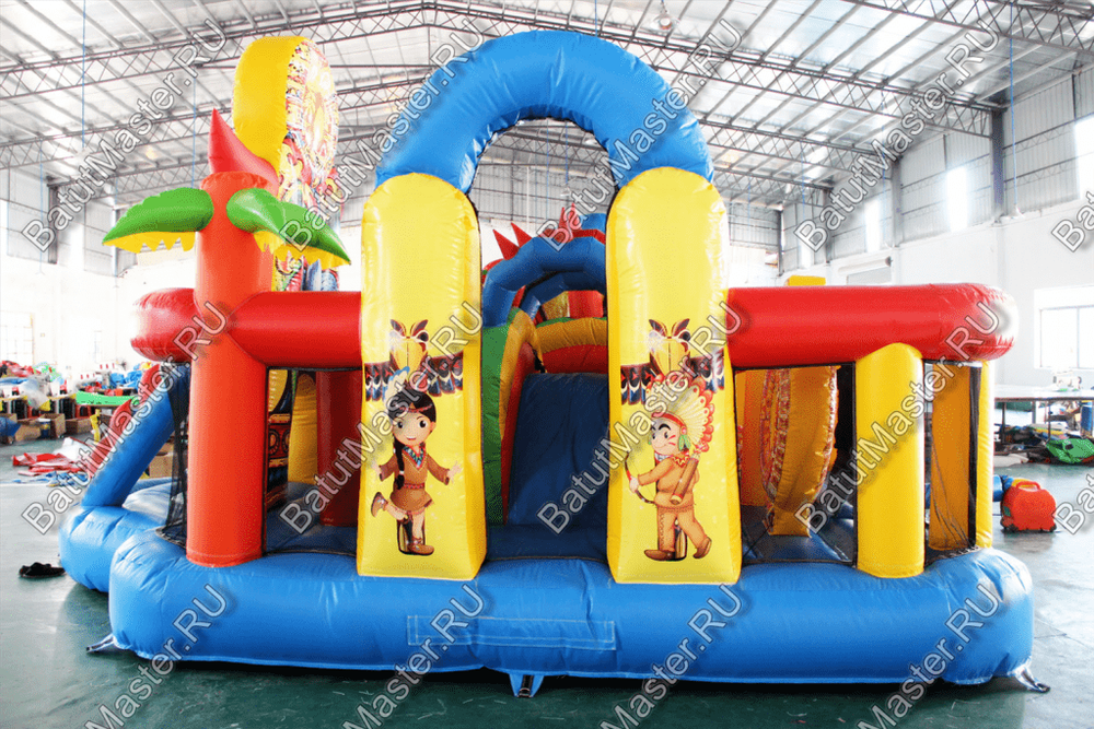 Коммерческий надувной батут "Племя Майя"