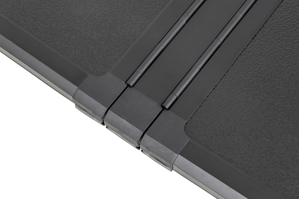 Крышка кузова для Great Wall Poer, трёхсекционная 1600х1610/1570 мм, алюминиевая, черная РИФ