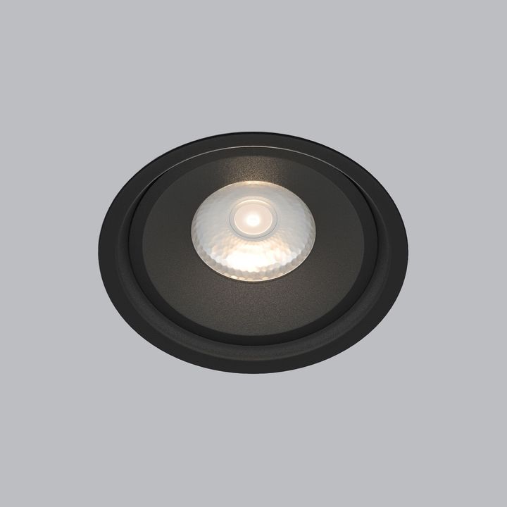 Встраиваемый светодиодный светильник Elektrostandard Slide 25083/LED 6W 4200K чёрный a062944