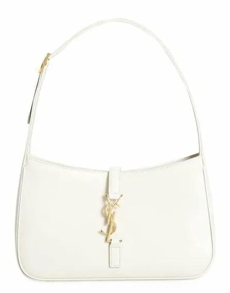 Сумка Saint Laurent Le 5 à 7 Hobo белый