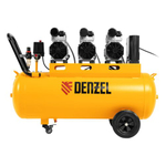 Компрессор воздушный малошумный Denzel DLS 2250/100, 2250 Вт, 410 л/мин