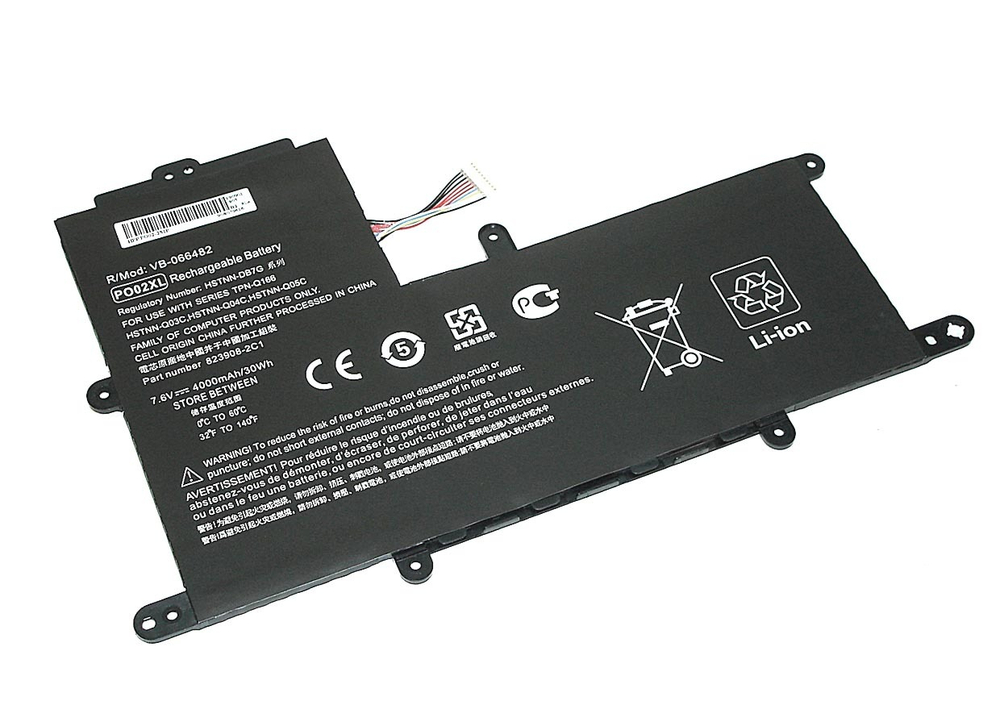 Аккумуляторная батарея для ноутбука HP Stream 11-R (PO02XL) 7,6V 4000mAh OEM