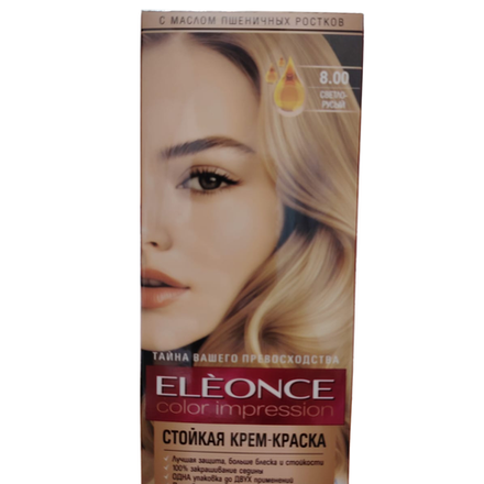Краска для волос Eleonce №8.00 Светло-русый 25 мл