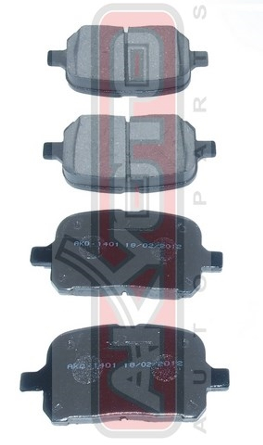 Колодки тормозные дисковые передние AKYOTO AKD1401