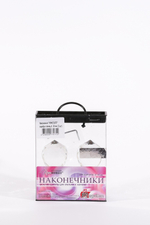 Наконечник АМ Кристалл 16мм, серебро глянец