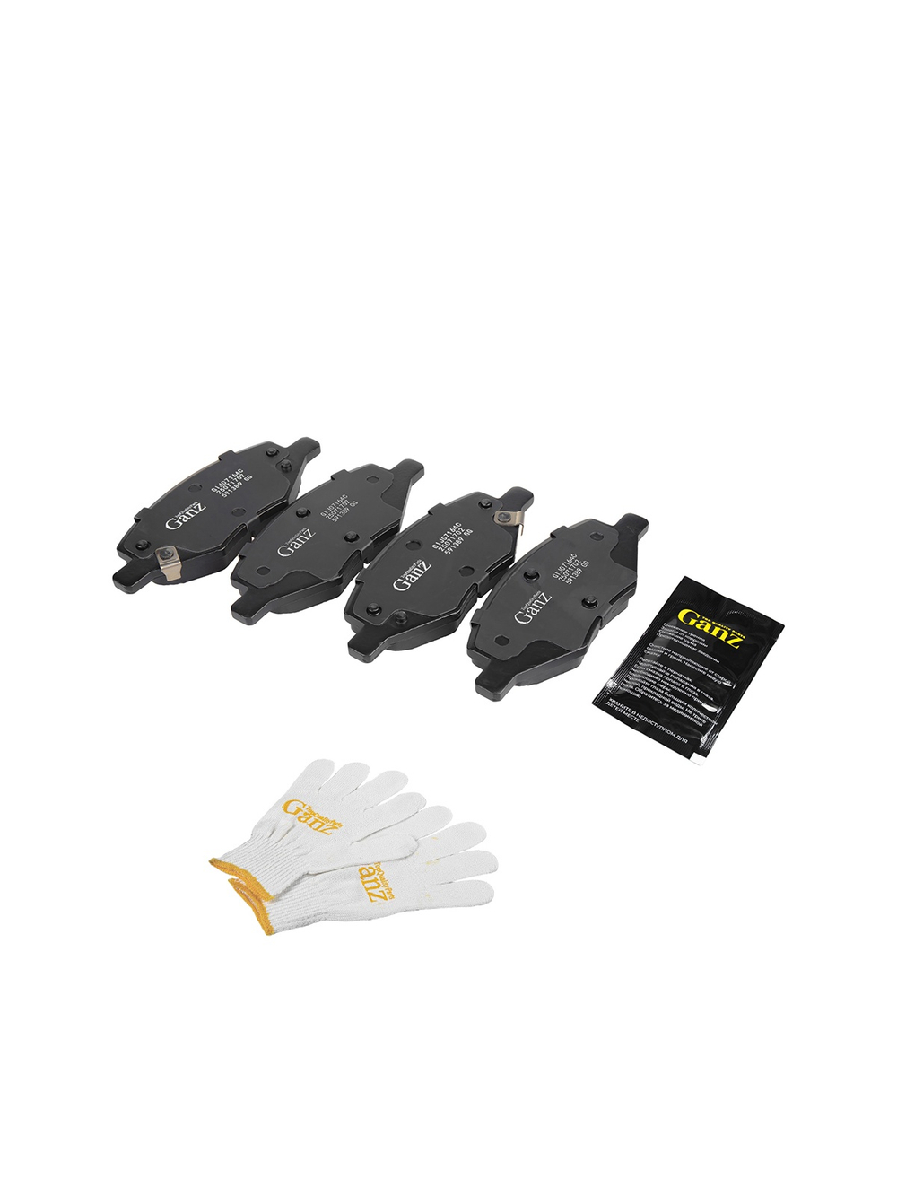 Колодки передние PRO-Line Ceramic Changan Alsvin GANZ GIJ07164C