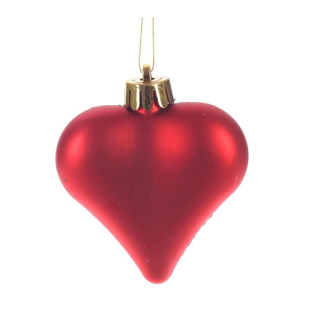GAEM Набор из 6шт Украшение новогоднее “Сердце”, L16 W2,5 H10,5 см