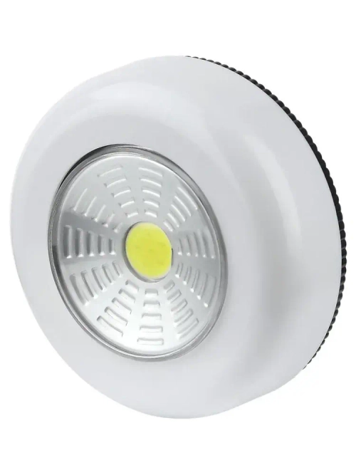 Фонарь светодиодный на батарейках Трофи SB-101 пушлайт мощный на липучке, 3хААА, белый