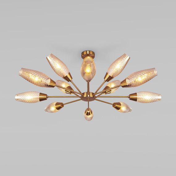 Подвесная люстра Eurosvet Thalia 60140/12 золото