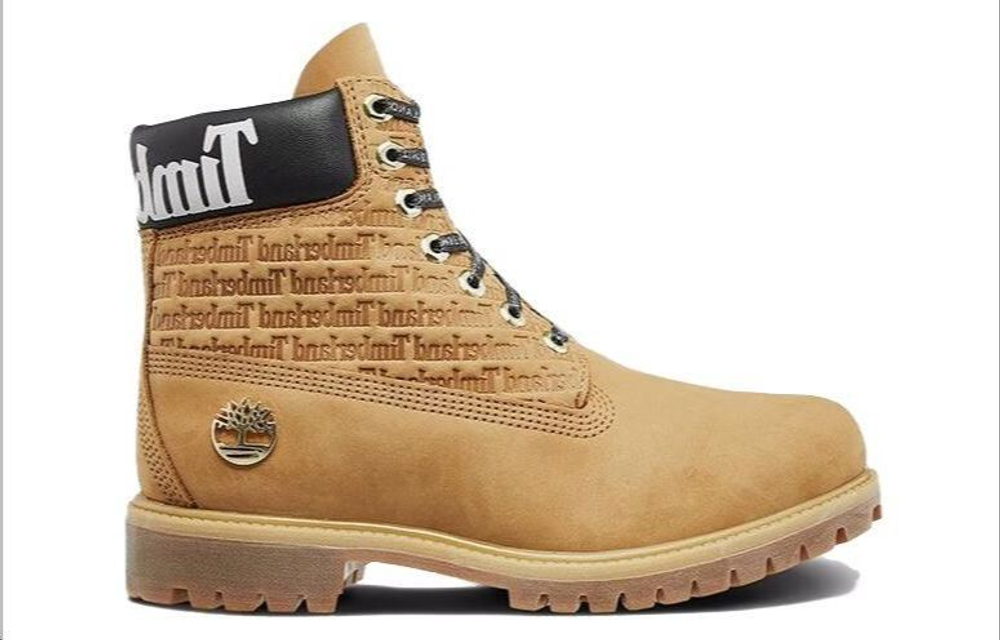 Timberland 6 Inch Premium Logo Wide Fit Boots "Wheat Nubuck"