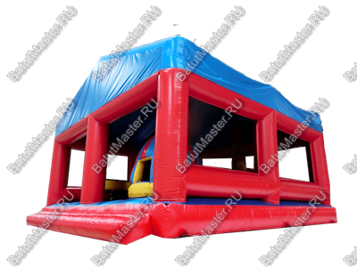 Батут "Спорткомплекс" с тентом 9*9*5 м