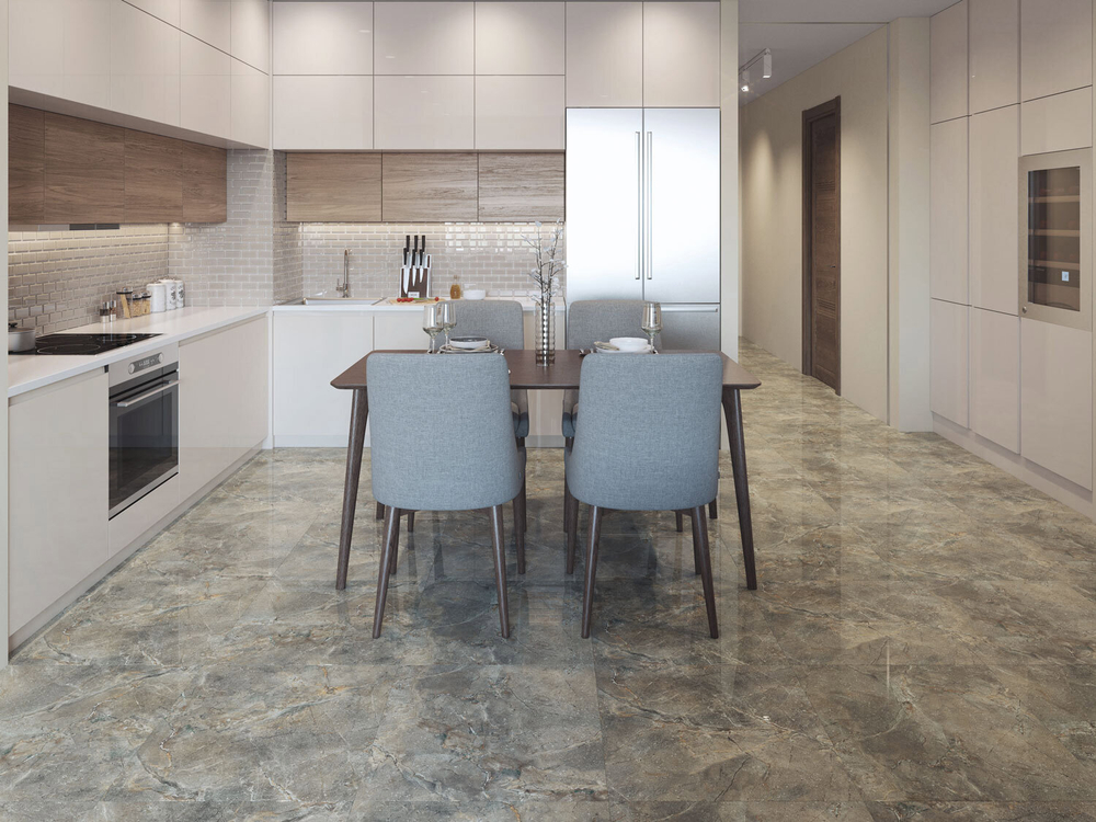 Керамогранит Incolor Sorrento 60x60 см 1.44 м² полированный цвет серый