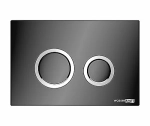 Инсталляция для унитаза WasserKraft Alme 15TLT.010.ME.PB01 кнопка черная глянцевая