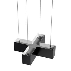 Светодиодный светильник крест 18вт 400х400х80мм