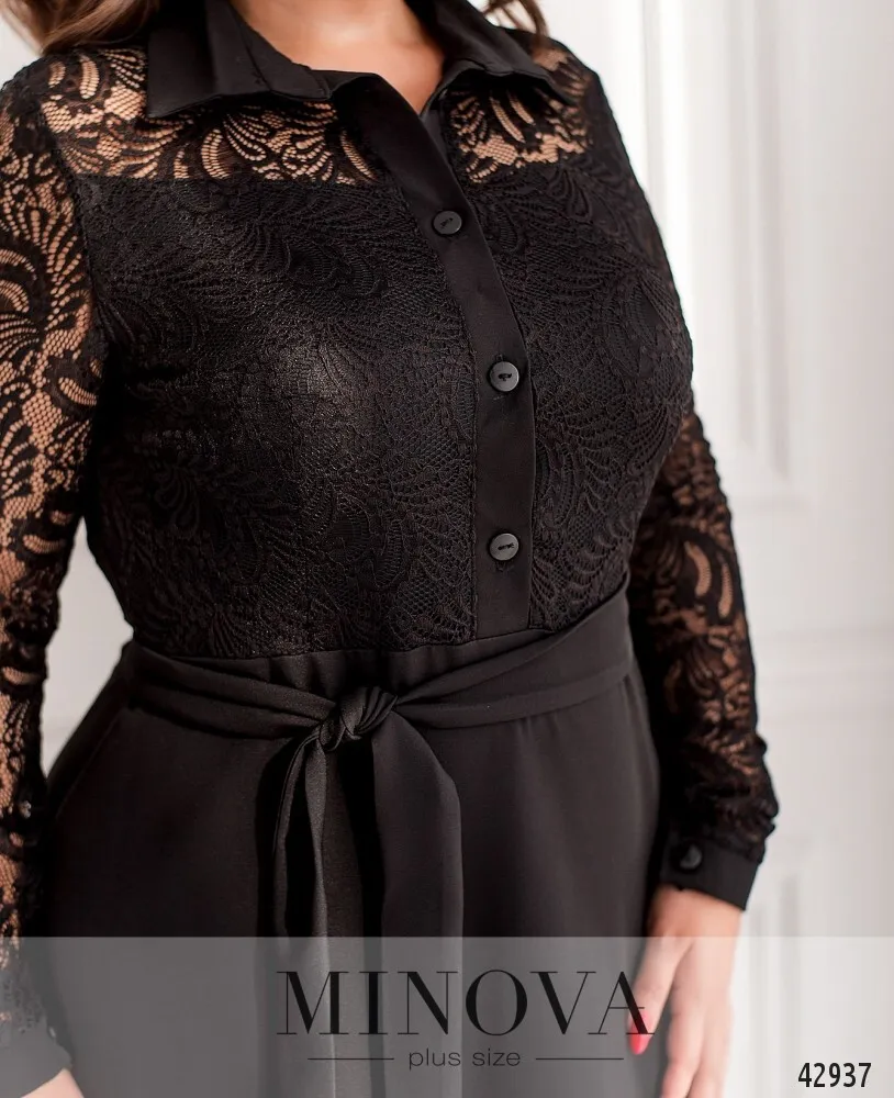 Платье 8628-черный Minova