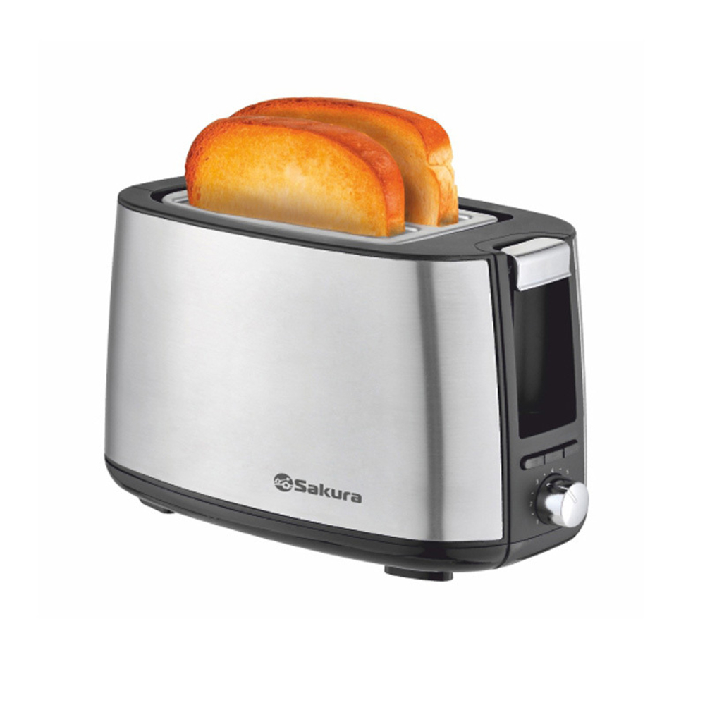 Тостер Sakura SA-7611S Elegant, нержавеющая сталь