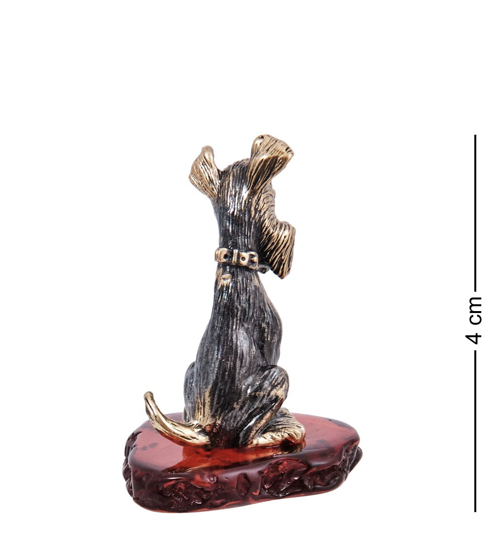 Народные промыслы AM- 110 Фигурка «Дружок» (латунь, янтарь)