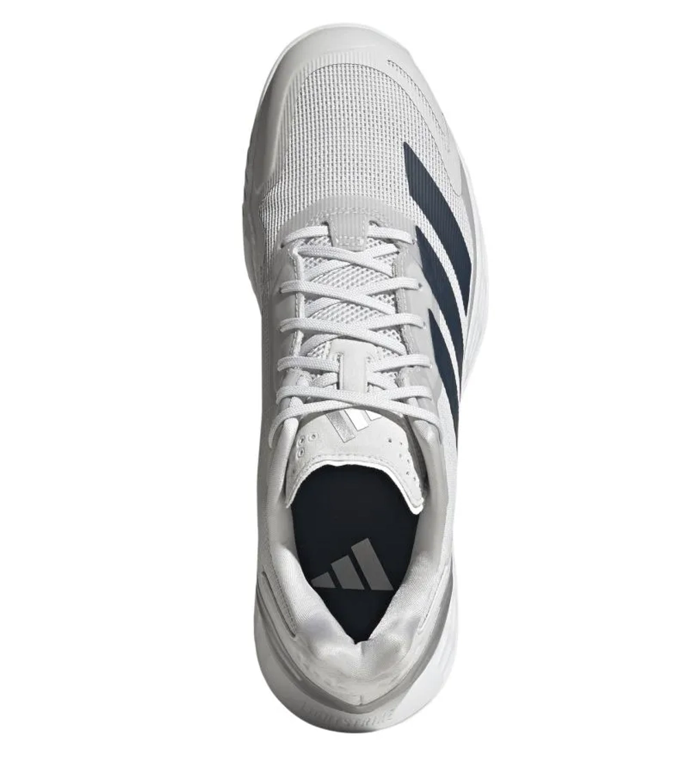 Мужские кроссовки теннисные Adidas Defiant Speed 2 M - dash grey/aurora ink/tech grey metallic