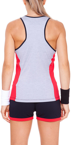 Женский топ теннисный Hydrogen Tech Star Tank Top - черный