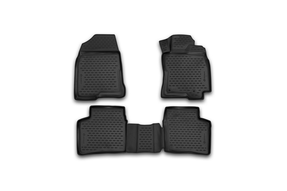 Коврики 3D в салон TOYOTA Prius-20 RH /DAA-NHW20/, 09/2003-05/2009, правый руль, 4 шт. (полиуретан) Element.NLC.3D.48.101.210K